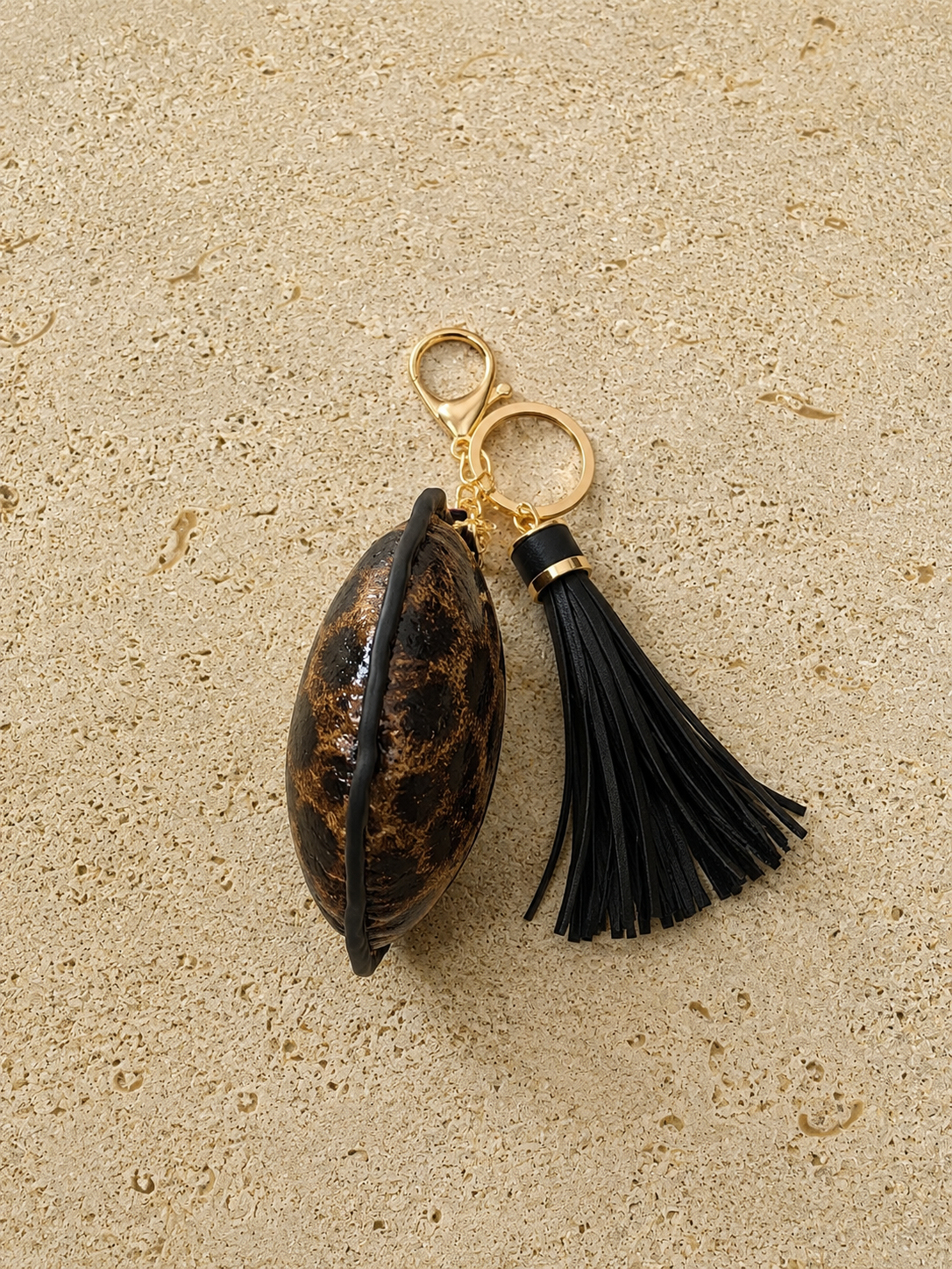Black Wild Heart Charm