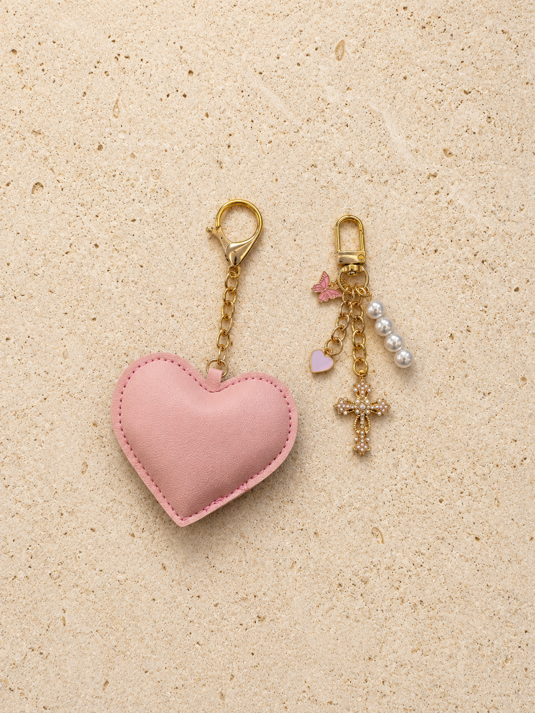 Serpent Aqua Purple Bag Charm Set