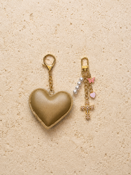 Serpent Champagne Bag Charm Set