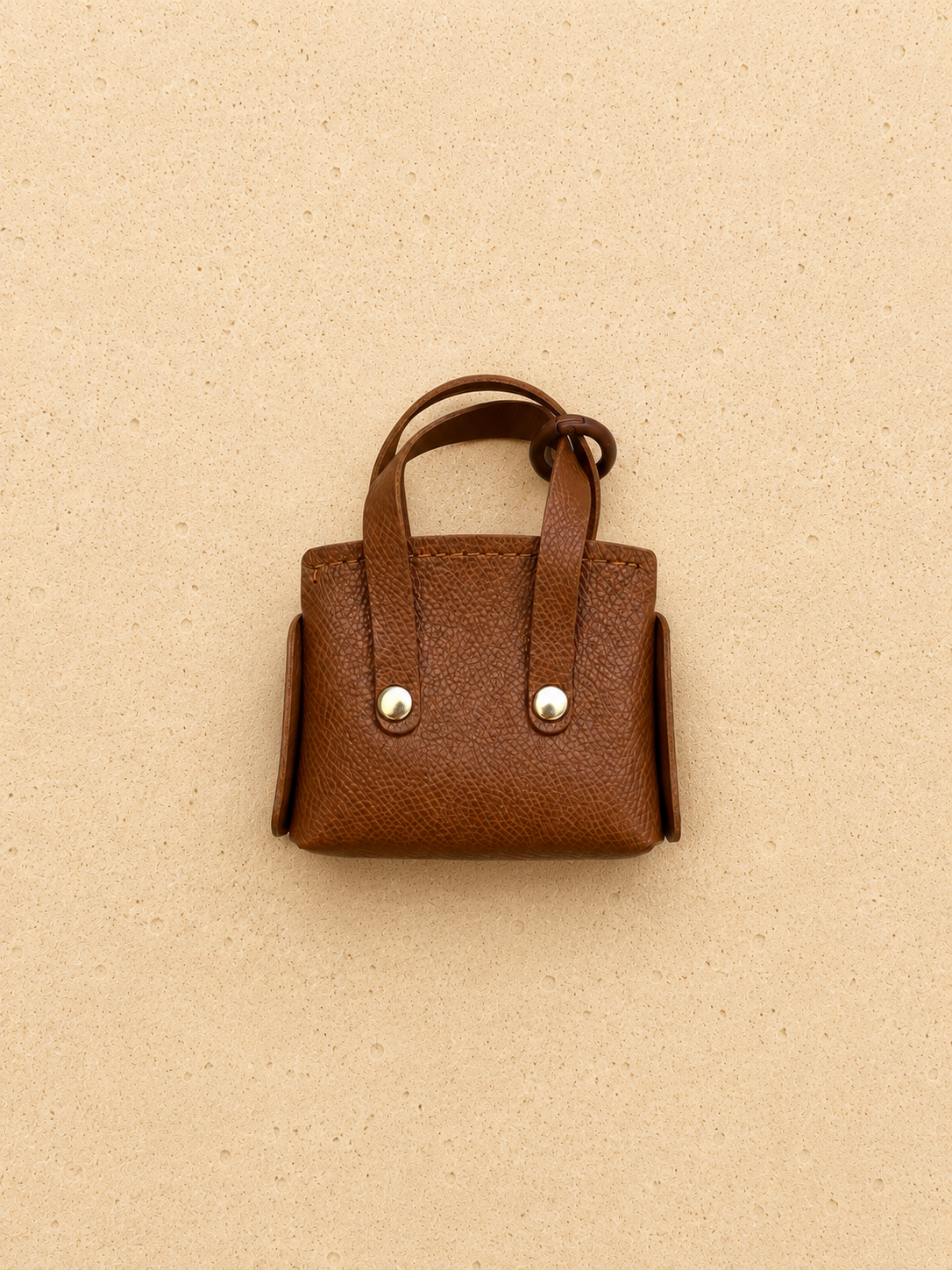 Tan Elegance Bag Charm Set