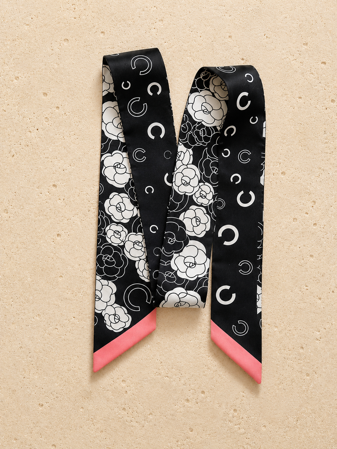 Black Bloom Bag Charm Set