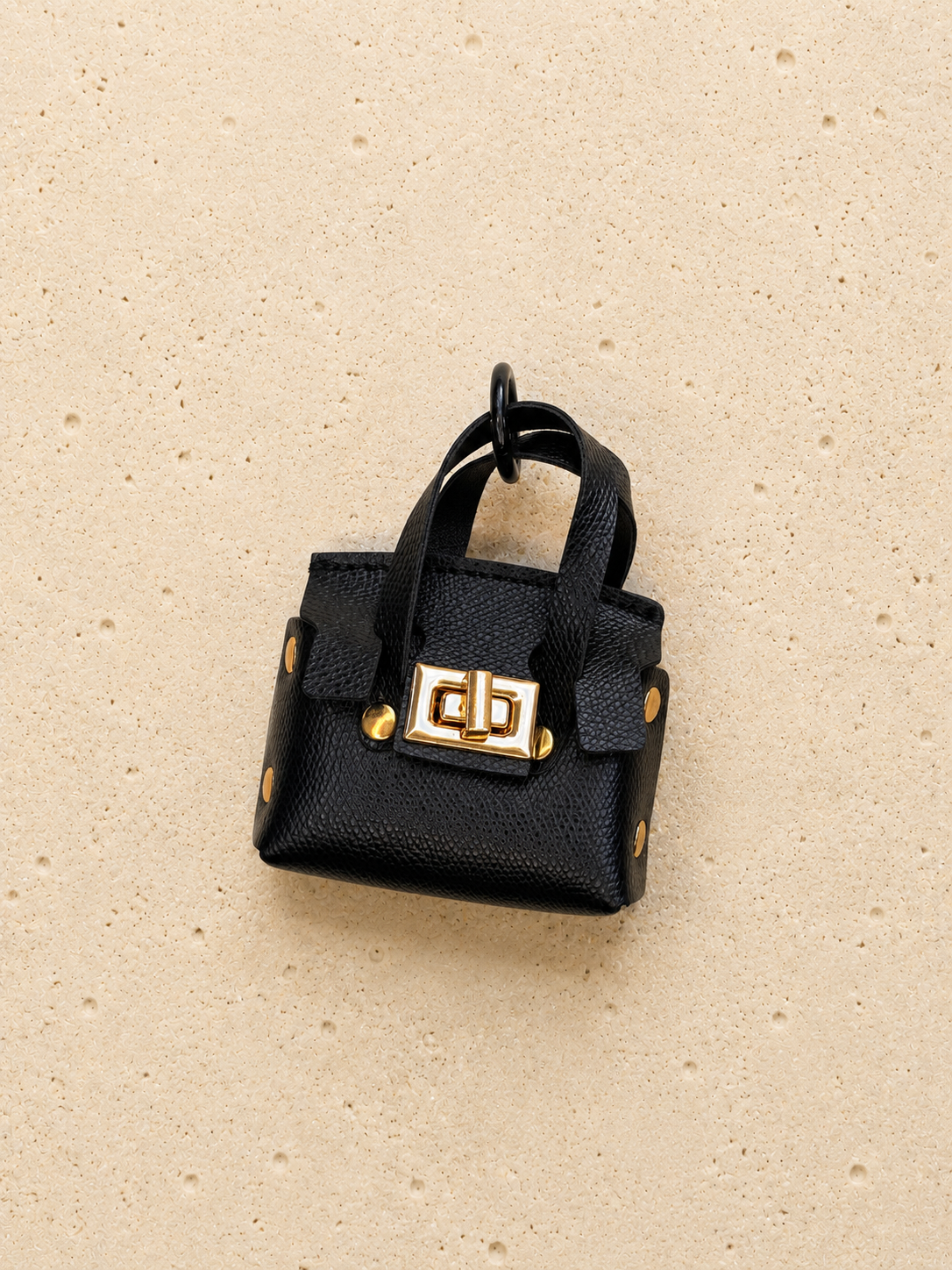 Black Bloom Bag Charm Set